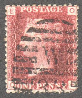 Great Britain Scott 33 Used Plate 113 - OE - Click Image to Close